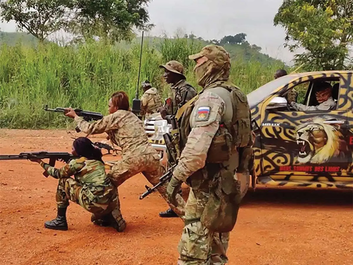 Africa Corps personnel training local forces in Mali, representing Russia's rebranded military presence in the Sahel under direct Kremlin control