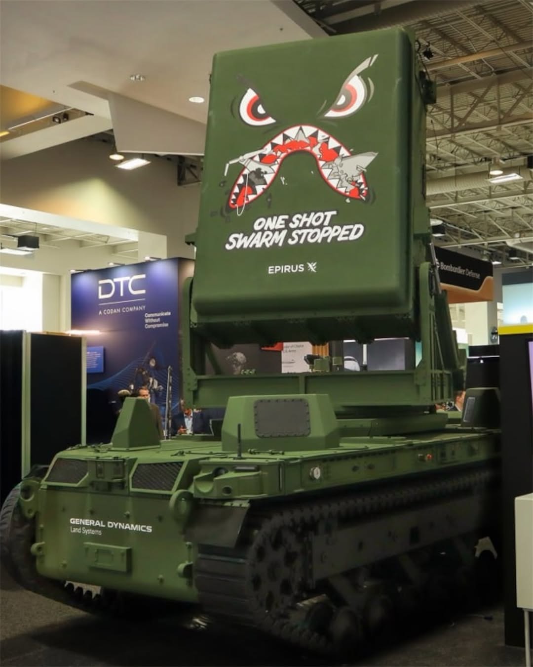 A military anti-drone system used in Ukraine to detect and neutralize enemy UAVs