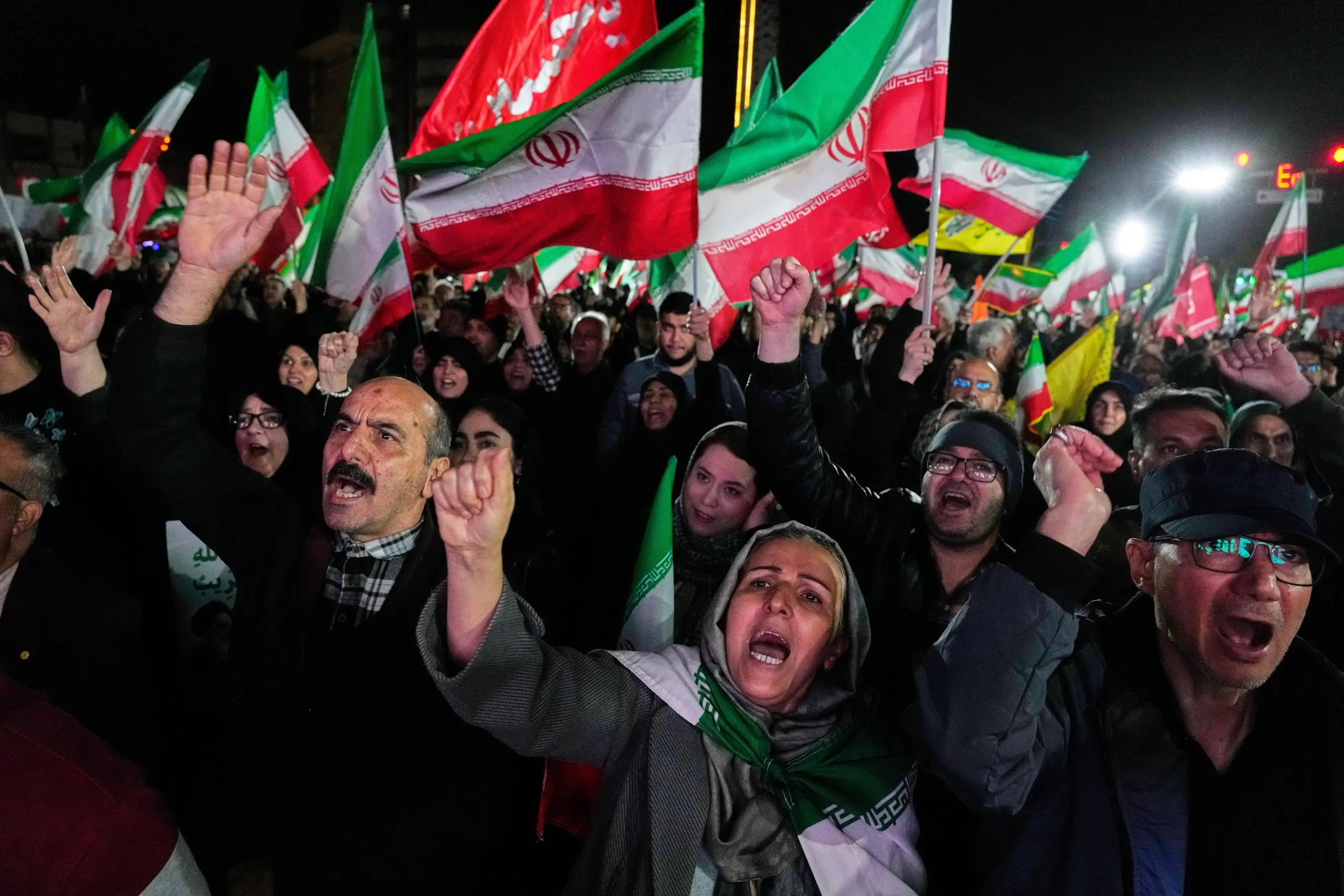 The aftermath of strikes in Iran showing civilian infrastructure damage during Operation Epic Fury in February and March 2026