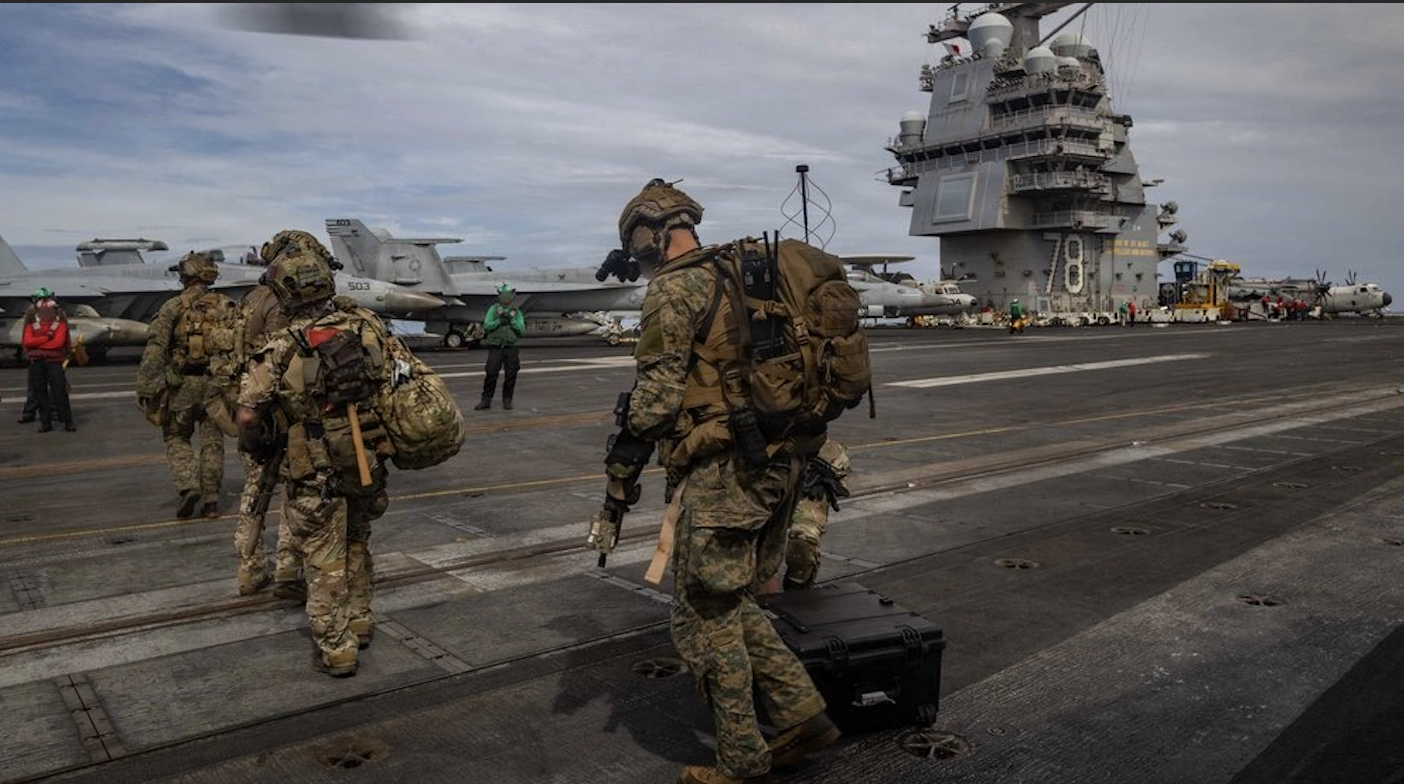 US Navy SEALs boarding a tanker — illustration of American military force projection in 2026