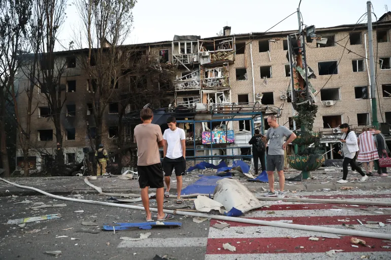 Aftermath of Russian strikes on Zaporizhzhia energy infrastructure, 2026