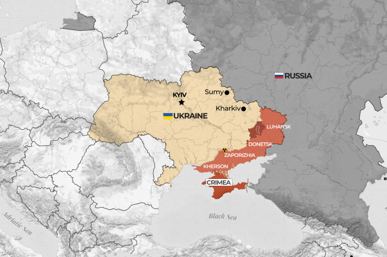 Map of the Russia-Ukraine frontlines as of May 12, 2026